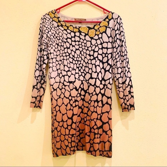 Adrienne Vittadini•Silk Wilfred Giraffe tunic - Picture 1 of 8